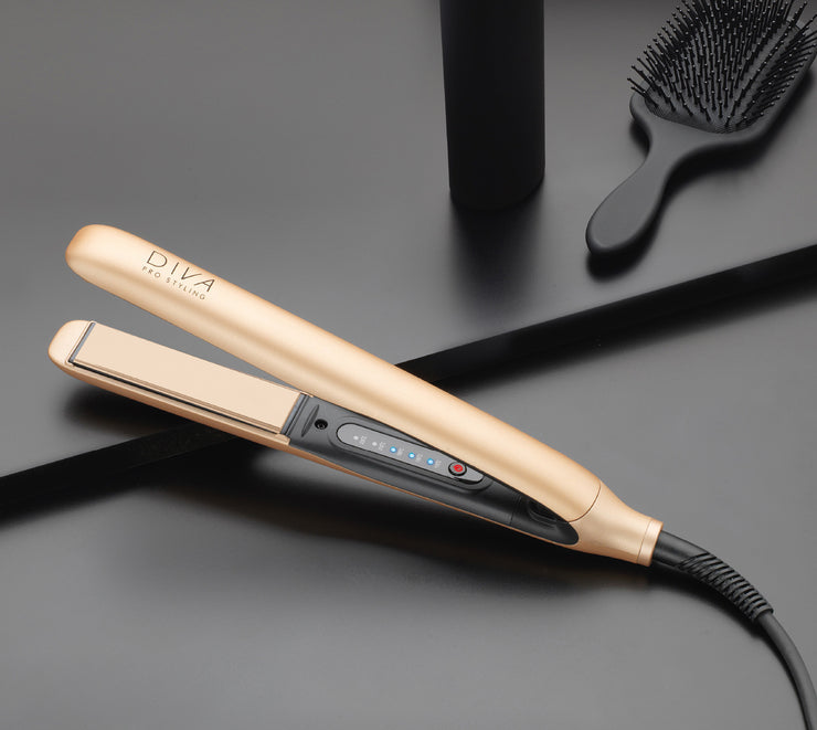 Diva Pro Styling Precious Metals Gold Rose - Piastra Professionale per Capelli