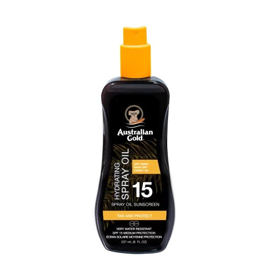 Australian Gold SPF 15 Spray Oil With Carrot Oil