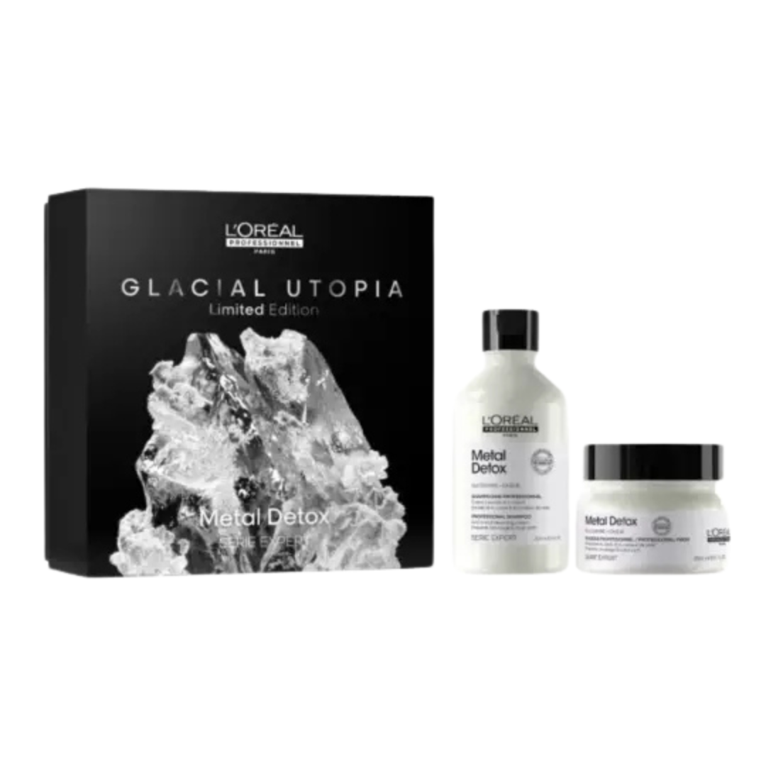 Glacial Utopia Serie Expert Metal Detox L'Oreal Professionnel kit Shampoo 300ml + Maschera 250 ml