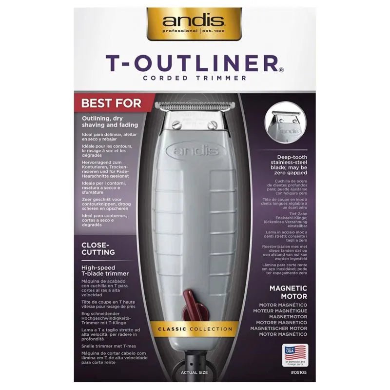Andis G - I T Outliner Trimmer - Rifinitore professionale - HairShopXTRIMMERAndisHairShopXAND0080040102051050Andis G - I T Outliner Trimmer - Rifinitore professionale