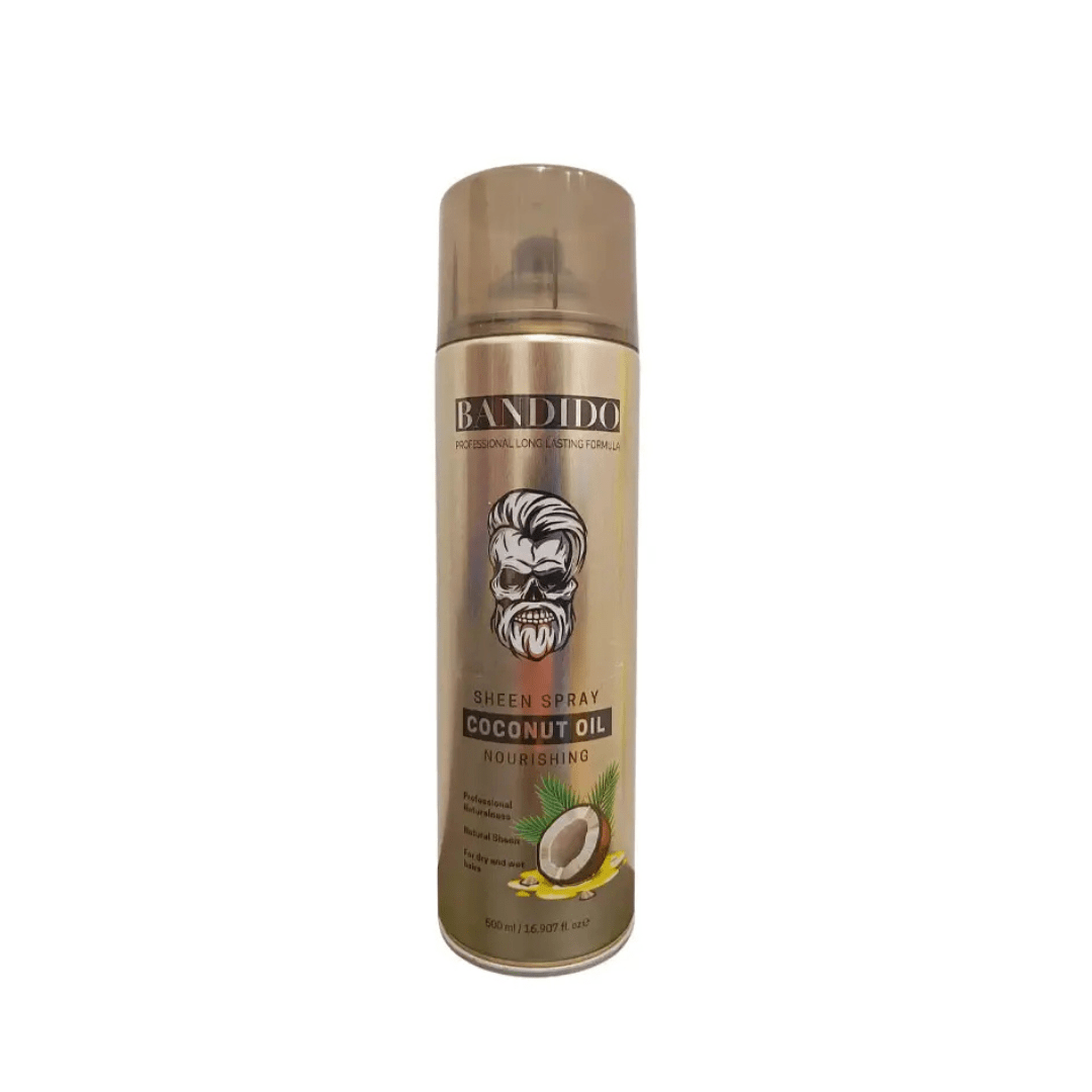 Bandido Sheen Spray Coconut Oil 500 ml - HairShopXLACCA/SPRAYBANDIDO CosmeticsHairShopXBAN0308681863082185Bandido Sheen Spray Coconut Oil 500 ml