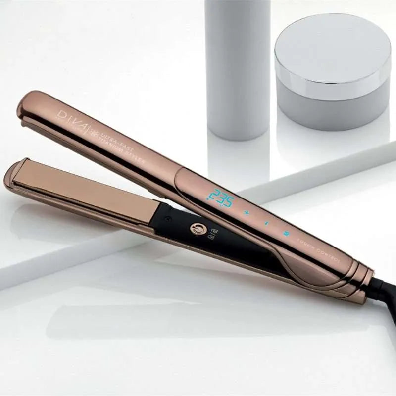 Diva Pro Styling Ultra Fast Piastra Gold Titanium