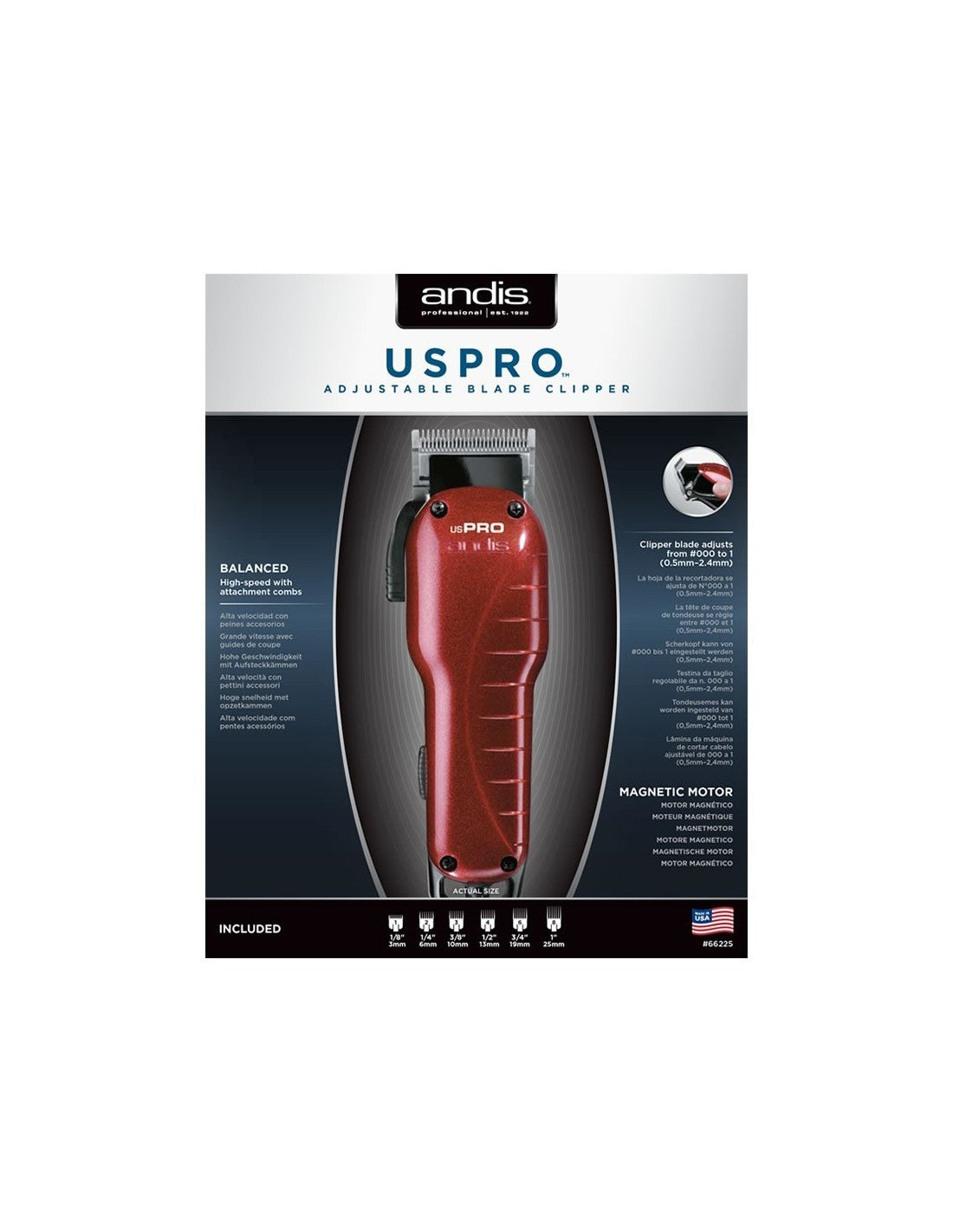 Andis US-1 USPRO Clipper - Tosatrice Professionale