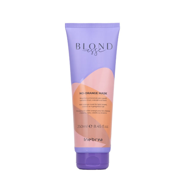 Inebrya Blondesse No Orange Maschera antiarancio per capelli castano chiari colorati o schiariti 250 ml