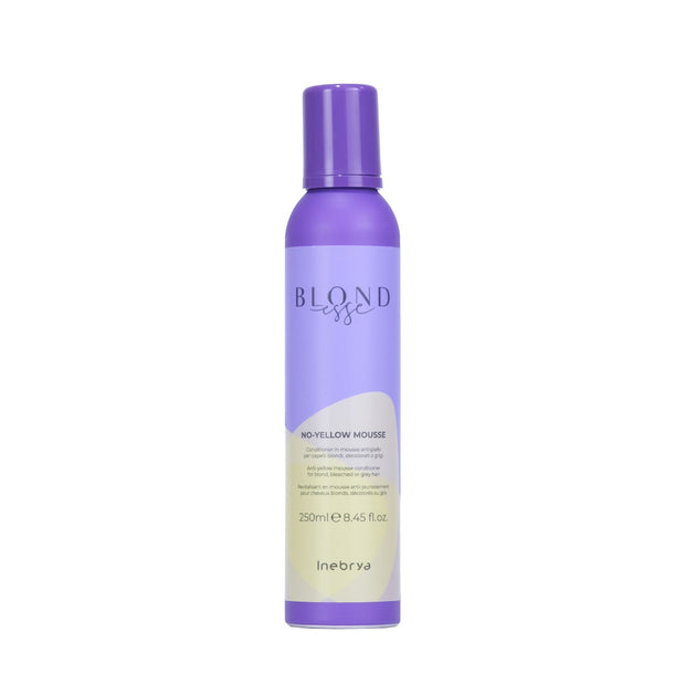 Inebrya Blondesse No Yellow mousse Conditioner antigiallo per capelli biondi, decolorati o grigi 250 ml
