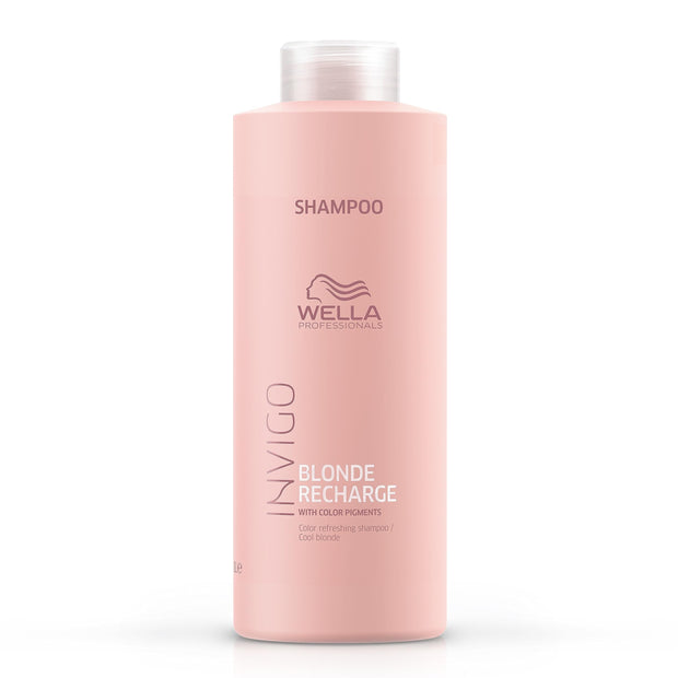 Wella Invigo Blonde Recharge Shampoo Cool Blonde 1L