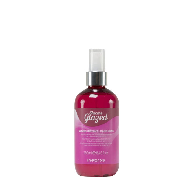 Inebrya She Care Glazed Instant Liquid Shine Conditioner liquido illuminantte istantaneo per capelli spenti e opachi 250 ml