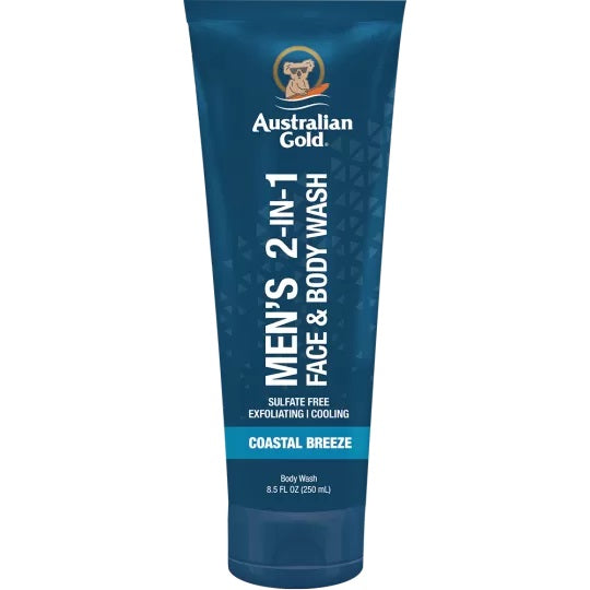 Australian Gold Men's 2 -in-1 Face & Body Wash