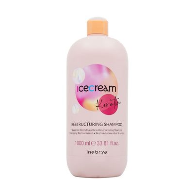 Inebrya Ice Cream Keratin Recostructing Shampoo 1000 ml