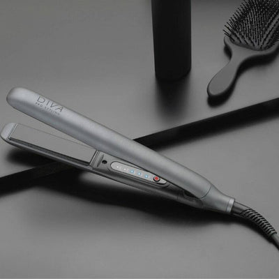 Diva Pro Styling Precious Metals Titanium - Piastra Professionale per Capelli