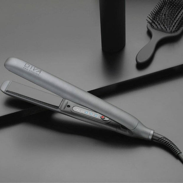 Diva Pro Styling Precious Metals Titanium - Piastra Professionale per Capelli