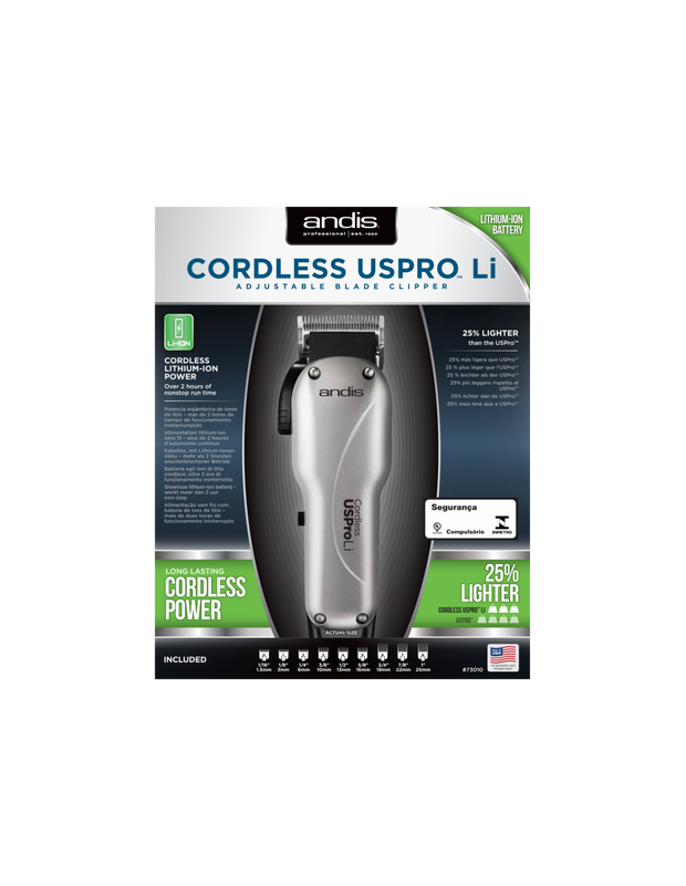 Andis LCL Silver USPRO LI Clipper - Tosatrice Professionale