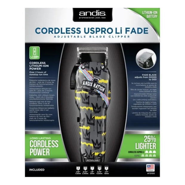 Andis LCL  Nation USPRO Fade Clipper - Tosatrice professionale