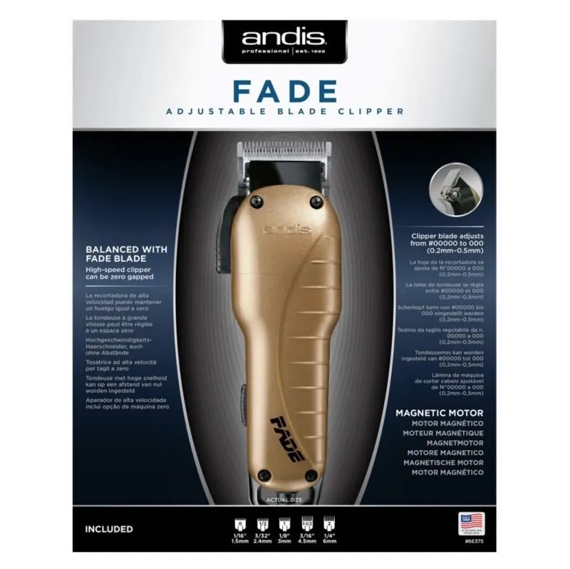 Andis US - 1 FADE Clipper - Tosatrice professionale - HairShopXCLIPPERAndisHairShopXAND002040102663758Andis US - 1 FADE Clipper - Tosatrice professionale