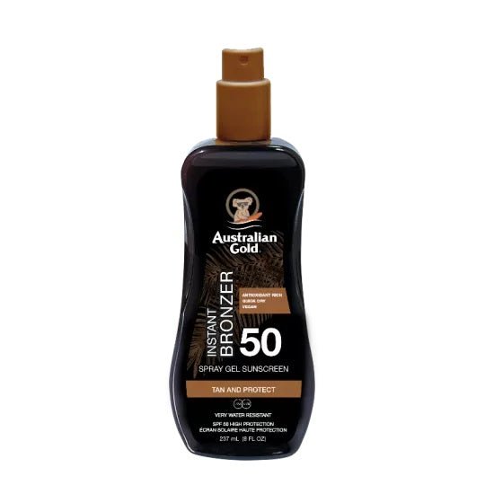 Australian Gold SPF 50 Spray Gel with Bronzer - HairShopXPROTEZIONE SOLARE/PISCINAAUSTRALIAN GOLDHairShopXAUS0570054402720066Australian Gold SPF 50 Spray Gel with Bronzer