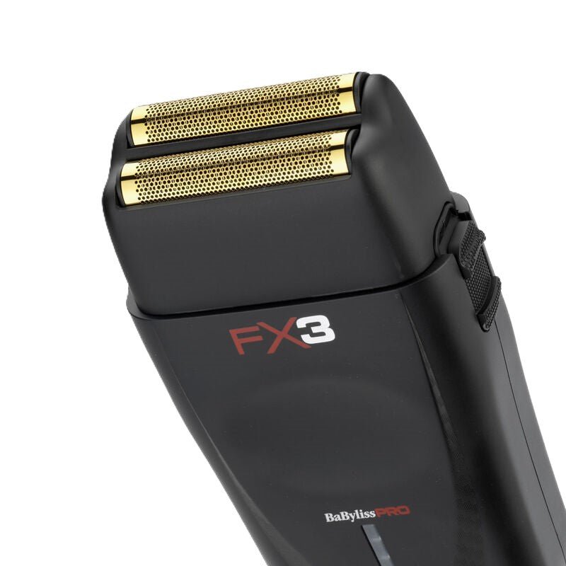 Babyliss Pro 4Artist Shaver FX3 rasoio a doppia lamina oroTi - HairShopXHairShopXHairShopX1000003030050179439Babyliss Pro 4Artist Shaver FX3 rasoio a doppia lamina oroTi con lamina flottante per rasature precise.