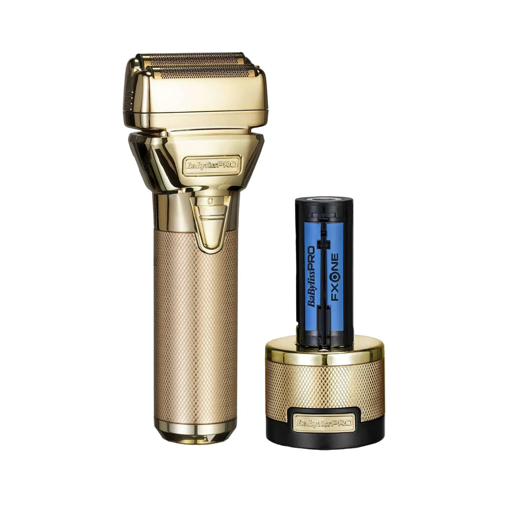 BaByliss PRO Fxone All - Metal FX79FSGE rasoio professionale - HairShopXHairShopXHairShopX1000001200000BaByliss PRO Fxone All - Metal FX79FSGE rasoio professionale con base di ricarica, design elegante e lama affilata.