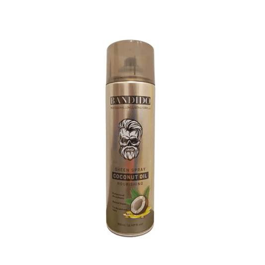 Bandido Sheen Spray Coconut Oil 500 ml - HairShopXLACCA/SPRAYBANDIDO CosmeticsHairShopXBAN0308681863082185Bandido Sheen Spray Coconut Oil 500 ml