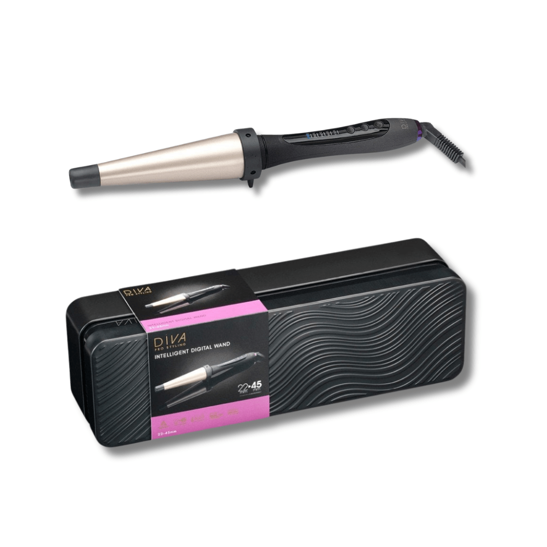 Diva Digital Wand - Ferro Arricciacapelli - HairShopXFerri ArricciacapelliDiva Pro StylingHairShopXDIV0010506041298447822 - 45 mmDiva Digital Wand - Ferro Arricciacapelli