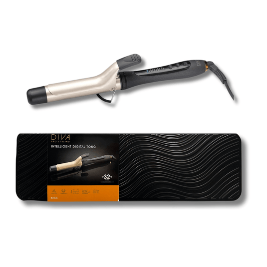 Diva Intelligent Digital Tong - Ferro per capelli - HairShopXFerri ArricciacapelliDiva Pro StylingHairShopXDIV005506041298461432 mmDiva Intelligent Digital Tong - Ferro per capelli