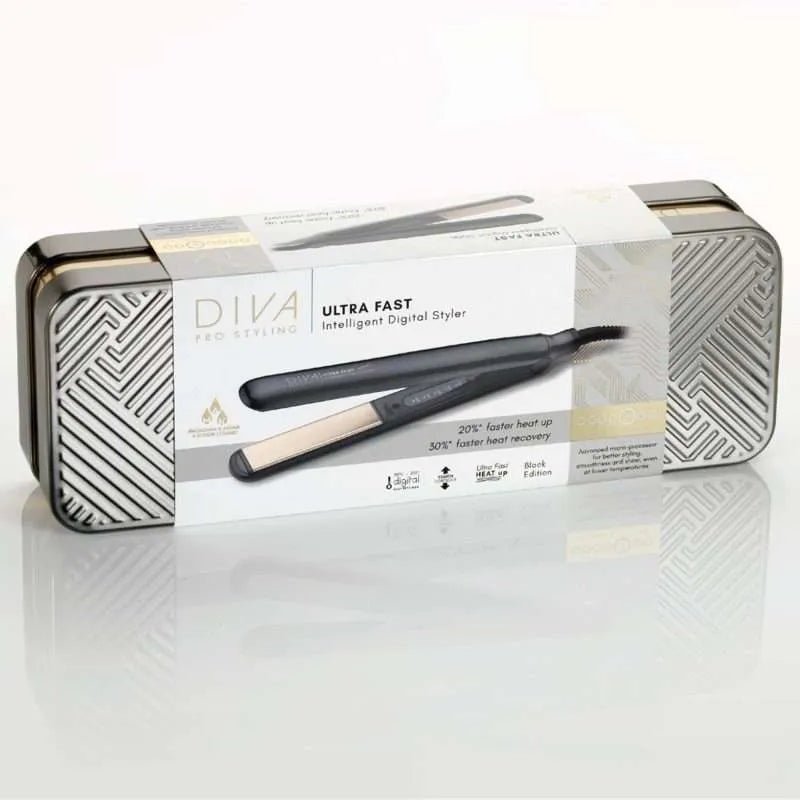 Diva Pro Styling Ultra Fast Piastra Intelligent Digital Black - HairShopXPIASTRA PER CAPELLIDiva Pro StylingHairShopXDIV0225060412982757Diva Pro Styling Ultra Fast Piastra Intelligent Digital Black