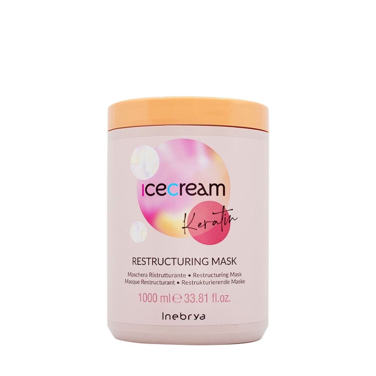 Inebrya Ice Cream Keratin Recostructing Mask 1000 ml - HairShopXMASCHEREINEBRYAHairShopXALF0848008277263120Inebrya Ice Cream Keratin Recostructing Mask 1000 ml