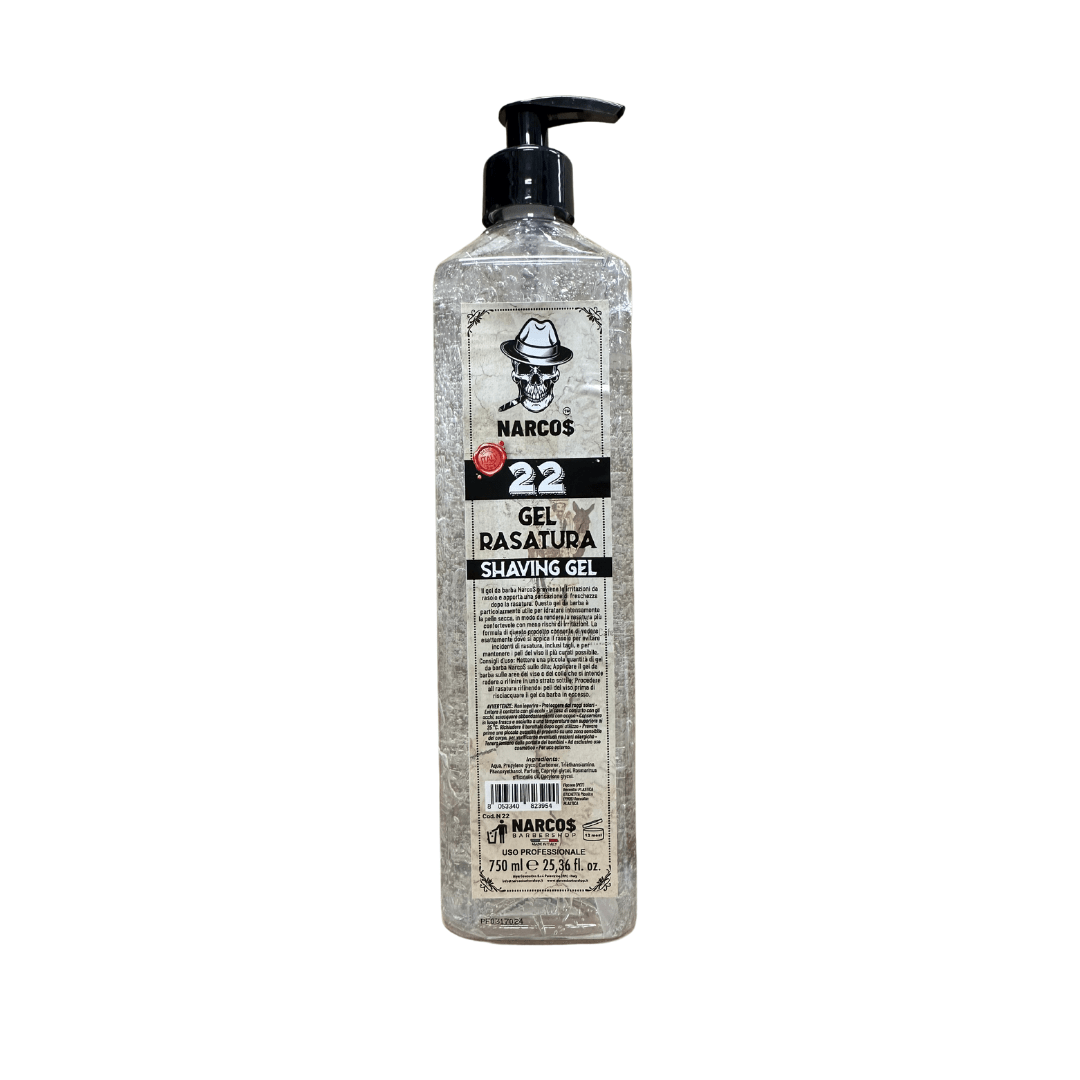 Narcos 22 Gel Rasatura Trasparente 750 ml - HairShopXCREMA PER BARBANarcosHairShopXNAR0258053340823954Narcos 22 Gel Rasatura Trasparente 750 ml