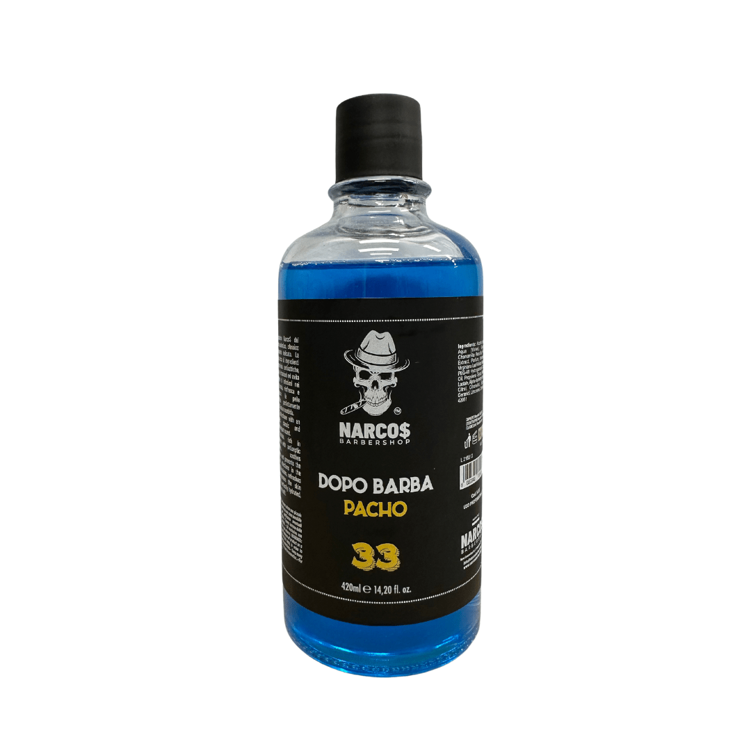 Narcos 33 After Shave Spray Pacho 420 ml - HairShopXCURA DELLA BARBANarcosHairShopXNAR0328053340824043Narcos 33 After Shave Spray Pacho 420 ml