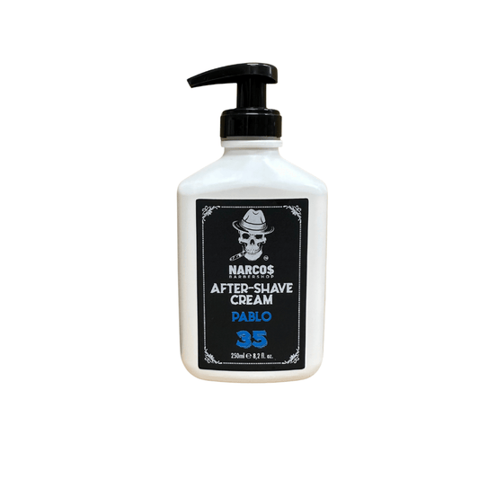 Narcos 35 After Shave Cream Pablo 250 ml - HairShopXCURA DELLA BARBANarcosHairShopXNAR0358053340824081Narcos 35 After Shave Cream Pablo 250 ml