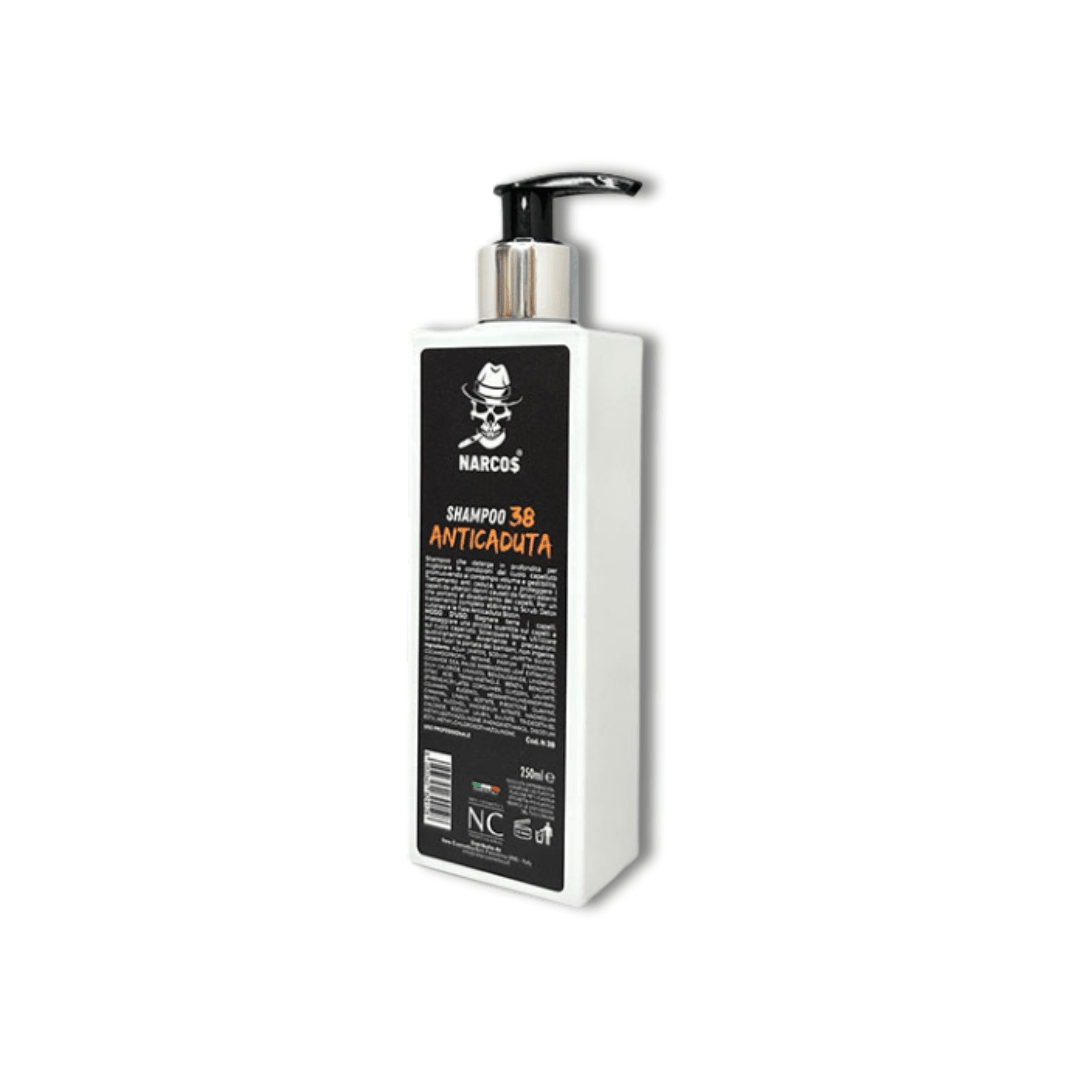 Narcos 38 Shampoo Anti Caduta 250 ml - HairShopXSHAMPOONarcosHairShopXNAR0388053340824128Narcos 38 Shampoo Anti Caduta 250 ml