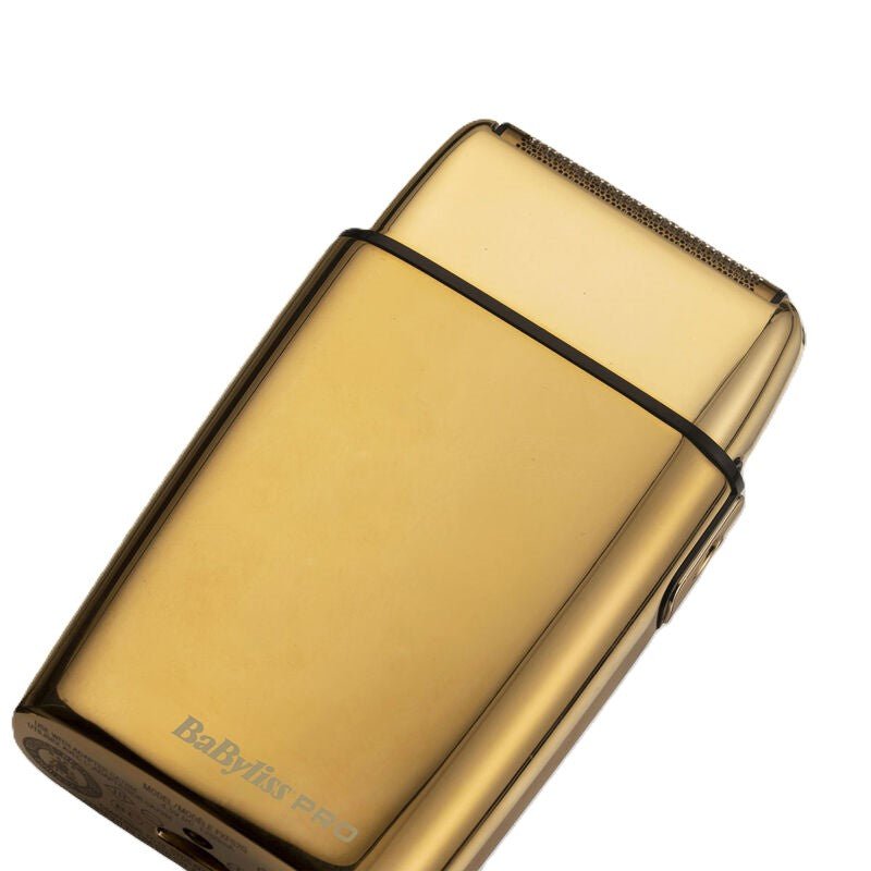 Shaver FoilFX02 Gold con doppia Lama in Titanio - HairShopXHairShopXHairShopX1000010000Shaver FoilFX02 Gold con doppia Lama in Titanio - rasoio professionale BaBylissPRO®4Artists con design elegante.