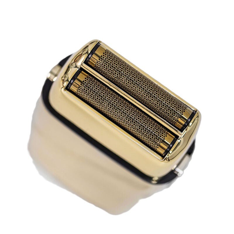 Shaver FoilFX02 Gold con doppia Lama in Titanio - HairShopXHairShopXHairShopX1000010000Shaver FoilFX02 Gold con doppia Lama in Titanio con testina in metallo dorato e fori per una rasatura perfetta.