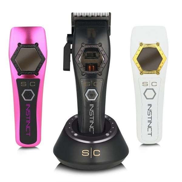 Stylecraft Instinct Metal Clipper - Nero/Rosa/Bianco - HairShopXATTREZZATURASC STYLECRAFTHairShopXSTY0018021660019609Stylecraft Instinct Metal Clipper - Nero/Rosa/Bianco