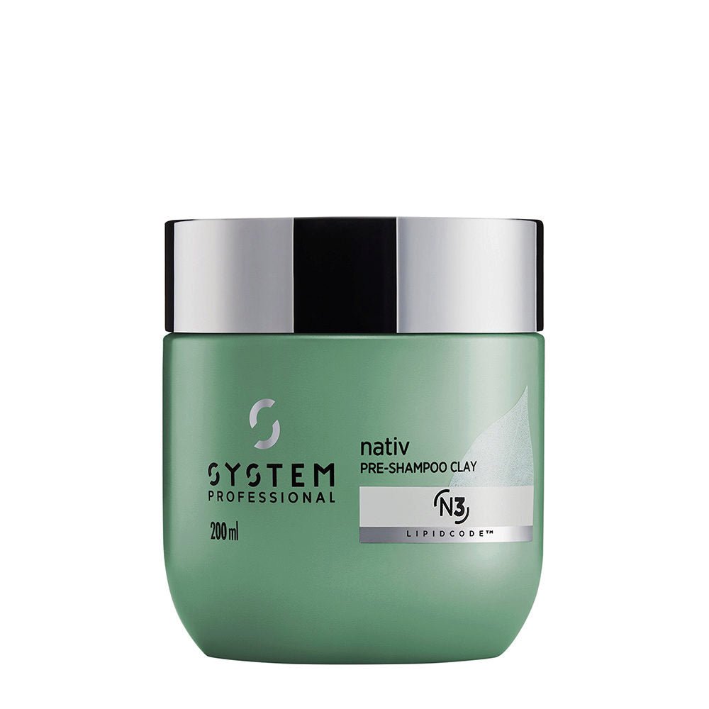 System Professional Nativ Clav pre-shampoo 200ml - HairShopXCREMA PER CAPELLISYSTEM PROFESSIONALHairShopXSYS0264064666006710System Professional Nativ Clav pre-shampoo 200ml