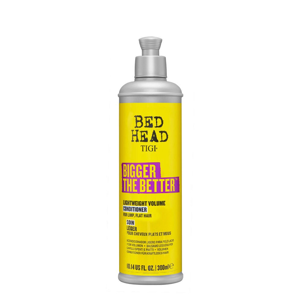 Tigi Bed Head Bigger The Better Lightweight Volume Conditioner 300ml - HairShopXCONDITIONER/BALSAMOTIGIHairShopXTBH0430615908432756Tigi Bed Head Bigger The Better Lightweight Volume Conditioner 300ml
