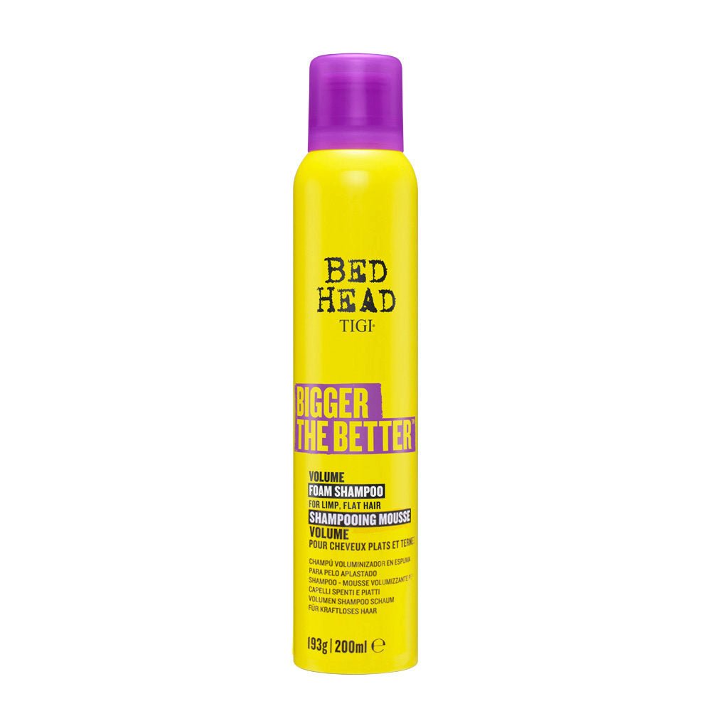 Tigi Bed Head Bigger The Better Volume Foam Shampoo 200ml - HairShopXSHAMPOOTIGIHairShopXTBH0100615908431377Tigi Bed Head Bigger The Better Volume Foam Shampoo 200ml